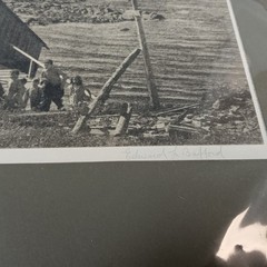 Edward Bafford One Mans Family Vintage 1940s Signed Photo Print Coastal Scene