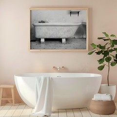 Vintage Bathtub Tub Bath Bathroom Art Photography Print