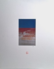 SIGNED VINTAGE ABSTRACT SURREAL MODERNIST STUDY COLOR PHOTOGRAPH