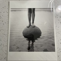 Aline Smithson – Cement Ball, 2007 – B&W Photograph 11×8.5, SIGNED 16/20
