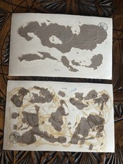 📸Set 2x Photo ~1927 Kayak Canoe Boat Athlete Men Leisure Body Nature 8×13