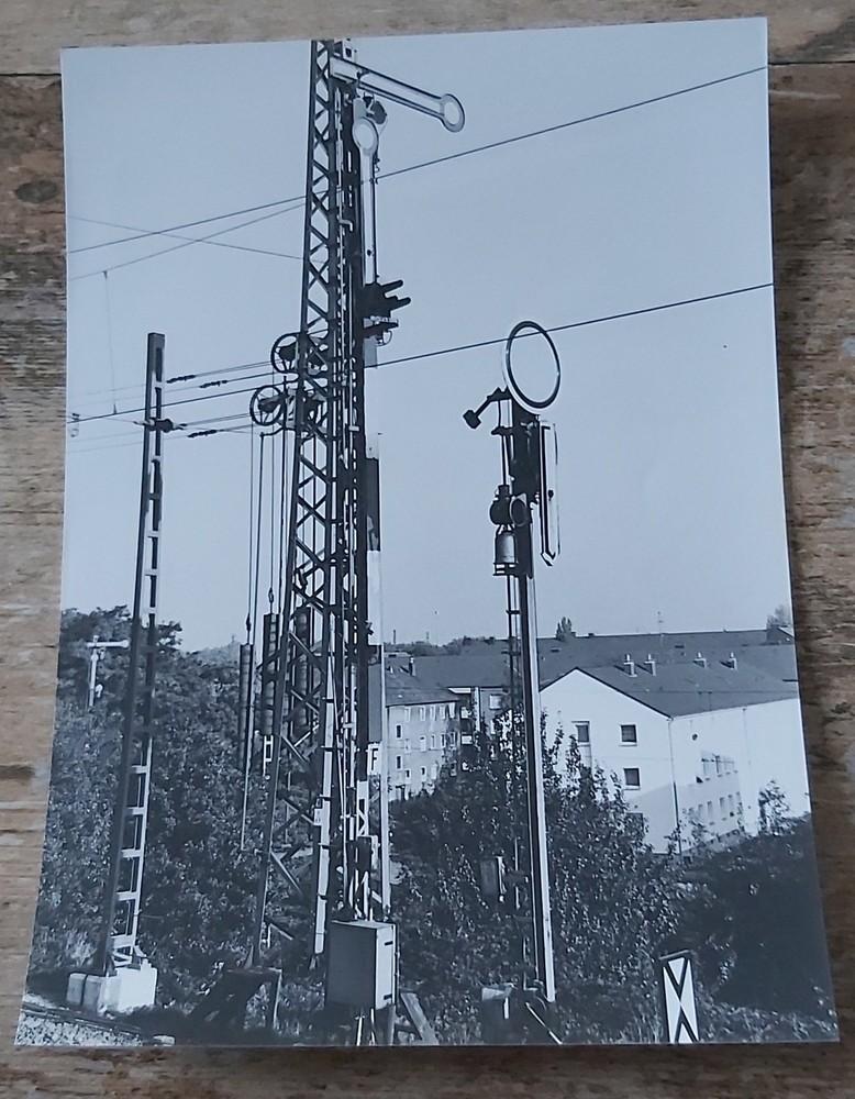 Large B/W Photo Driveway Signal F Cologne Kalk 1990 Image 17