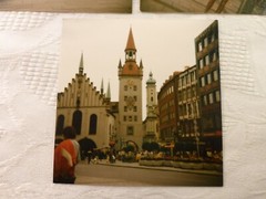 3x Old Photo Munich Marienplatz Frauenkirche … approx. 1970