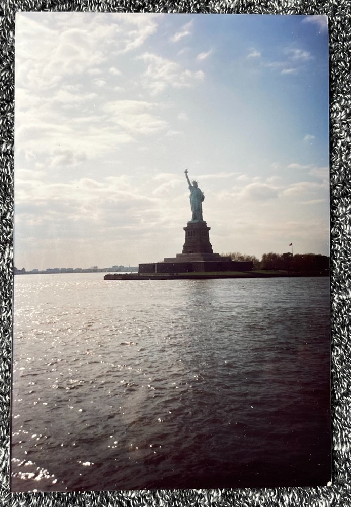 STATUE OF LIBERTY Vintage 1990s PHOTO New York City ICONIC VIEW