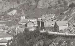 Great old negative entrance to the Gotthard railway tunnel in Göschen? 1900-1920