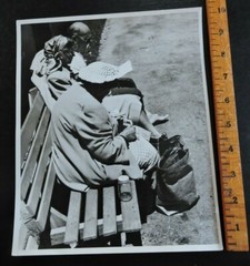 Signed 1940s NYC Brooklyn Playground New York City PHOTO LEAGUE Joe Schwartz