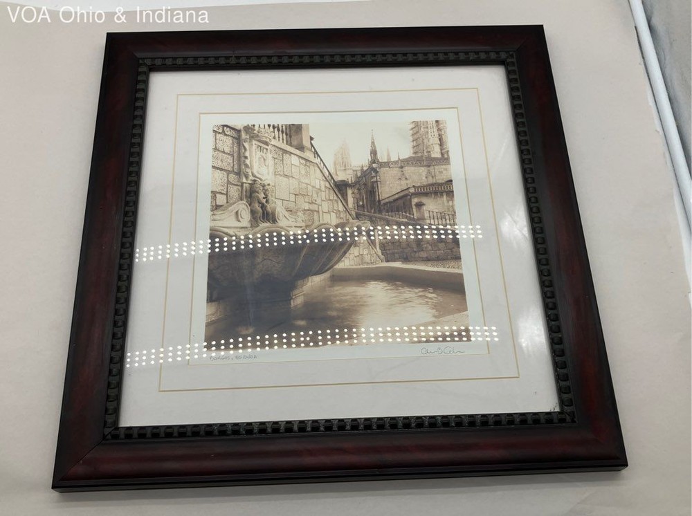 Alan B. Cohen Burgos Spain Cathedral Sepia Print 16×16 Framed Signed