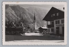 Bayrischzell 1946 – Winter Bakery Church – Old Photo 1940s