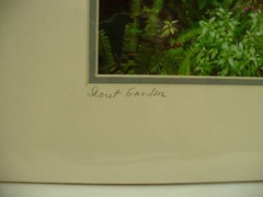 MATTED PHOTOGRAPHY Secret Garden by Clark Wheeler 2001 12×16 Color Photo