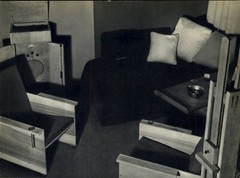 1930 1934 Original MAN RAY Art Deco Wood Studio Chair Easel Art Photo Gravure
