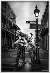 New Orleans MIMES JACKSON SQUARE 16×24 framed canvas print French Quarter