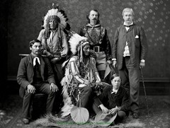 Buffalo Bill & his Troop 8.5×11″ Photo Print Wild West Show Sitting Bull, Annie