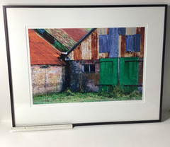 Fine Art Photograph Icelandic Barn Patchwork Signed & Matted