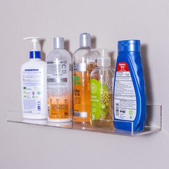 Clear Acrylic Floating Shelves Display Bookshelf Wall Mount Shelf 36″ (2 Pack)