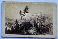 orig. CDV photo photograph lithograph around 1860 Salzburg