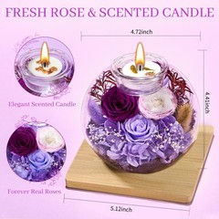 Gifts for Mom Birthday Gifts for Women Grandma Preserved Flowers for Delivery…