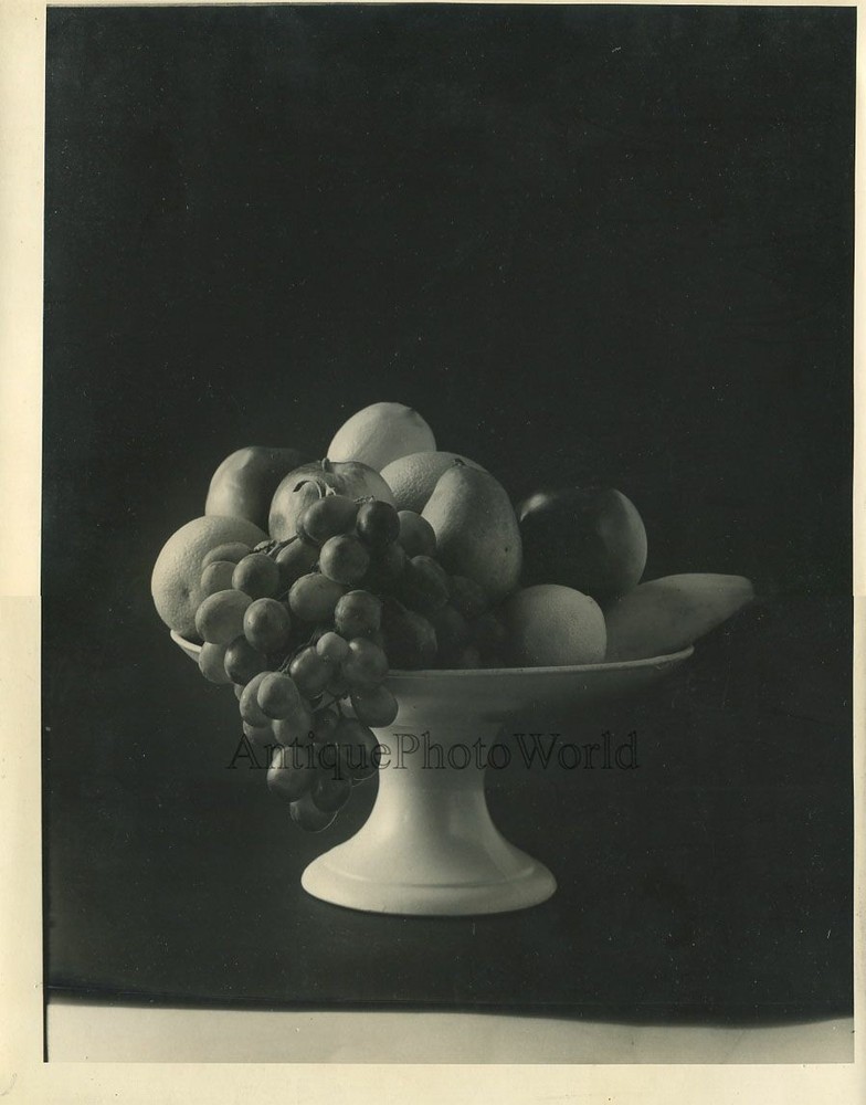 Still life with fruit vase antique art photo
