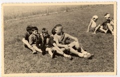 Scout Scouting Boys Gypsy Camp – Bundle 8 Photos Antique On. 1950