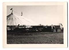 7 Photographs London, Bertram Mills Circus, Circus Tent & Carrier