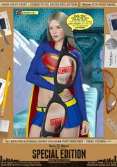 Supergirl SEXY Melissa Benoist DC Comic A3 Print Strange Superman Kara Danvers