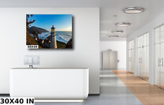 Lighthouse Sunset Limited Edition oregon ocean like Ansel Adams