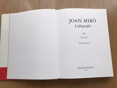 JOAN MIRO Lithographs Catalog Raisonne Vol.6 1976 -1981 English from JPN used
