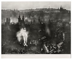 1955 Original KAREL PLICKA Prague Czech Cityscape Landscape Silver Gelatin Photo