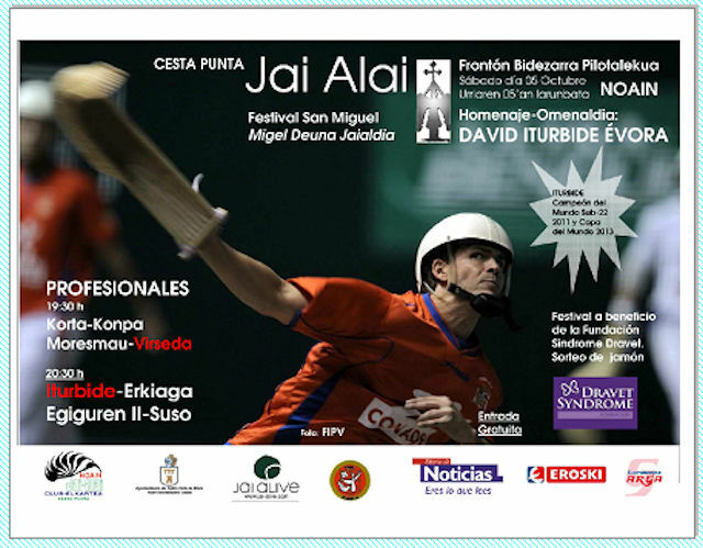 8 1/2 x 11″ COLOR PRINT of a BEAUTIFUL JAI ALAI POSTER #3