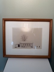 Vtg Framed &Matted BILL COLEMAN Signed Photo AMISH No 538- Amish Artists Proof