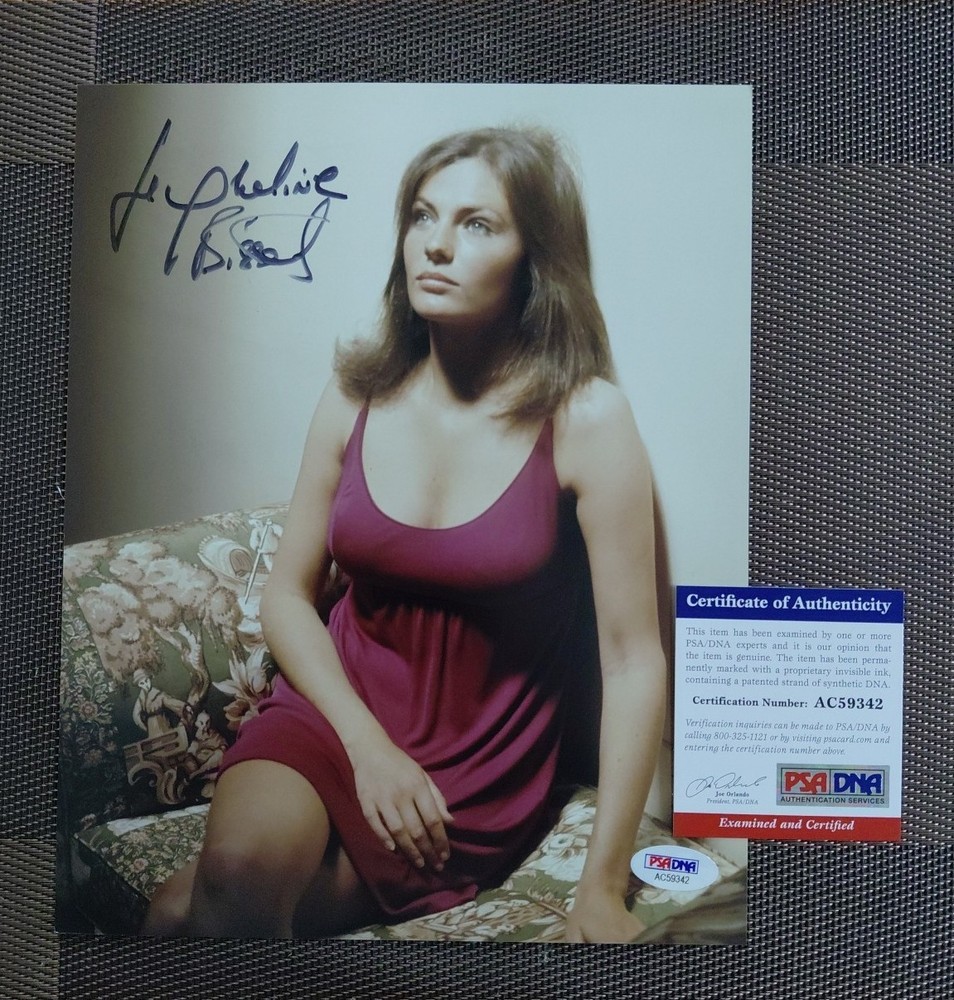 JACQUELINE BISSETT Actress Hand Signed Autograph PSA/DNA COA