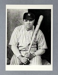 Babe Ruth Portrait c. 1927 Fotofolio Art Photo Print Card 4”x6”