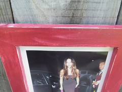Sofia Vergara @ 2009 with hand made/painted/reliced wooden frame , 10% St. Judd