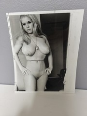 VINTAGE Publishers Photo 8X10 1960’S ART POSED BUXOM NUDE Suzanne Pritchard.