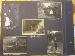 Photos album sheet 1924 Stuttgart vintage Nagold 1926 woman women IK