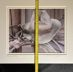 Signed with COA Shirley Longfellow “The Rustler” Cowboy Hat Photographic Print