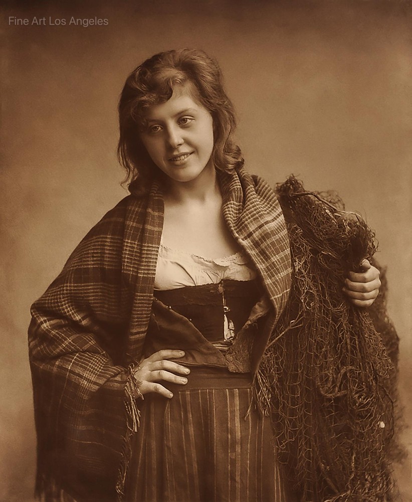 Frank Meadows Sutcliffe Photo «Portrait of Polly Swallow» 1889