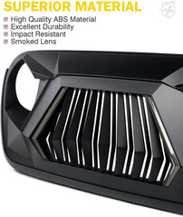 Mad Max Grill Front Grille W/Drl & Turn Signal for 2018+ Wrangler JL JLU JT | 3