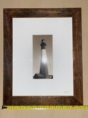 Tybee Island Lighthouse Photograph Original SIGNED Framed Picture