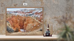 Bryce Canyon Snowy Hoodoos, High Resolution Image, Many Formats, TV Art