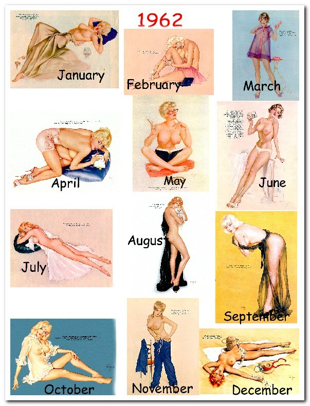 Playboy Vargas Vintage PinUp Girls Photo Art Prints Year 1962 (8×10 inches)