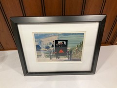 Bill Coleman Amish Photograph Signed & Matted
