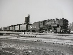 549 Locomotive Chicago & Illinois 8×10 Photograph Vtg 50s C&IM Railway Railroad