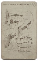 Photograph Franz Neumayer, Munich, Neuhauserstraße 4, toddler with annoyed