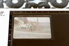 Great old negative – father son at the bridge crossing Kanaal Almeln-Nordhorn