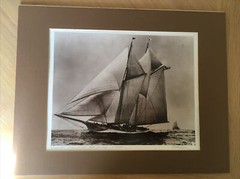 Nautical Photography Gertrude L. Thebaud Art BW Photography Old Ships Sailing