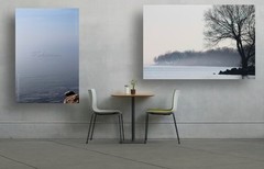 Evening Mist ~ 30×20 Ready to Hang CANVAS WRAP ~ Seascape ~ LARGE WALL ART