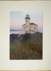 Tom Adams Photography Coquille River Lighthouse Waterfront Photo Art 11X14
