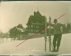 Feldberger Hof Hotel around 1900 Unique Historic Glass Negative No. 3