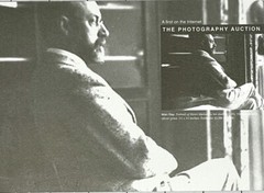 Man Ray – Portrait Of Henri Matisse In His Studio – Auction Announcement Card