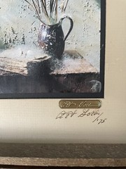 Signed Vintage Art Gore Wooden Frame